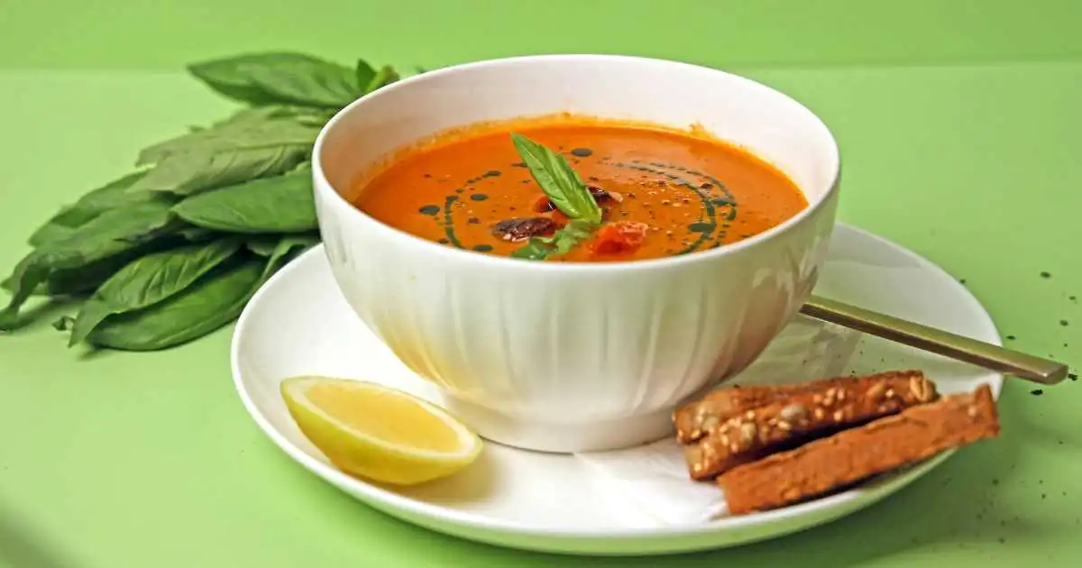 Roasted Tomato Soup with Grilled Cheese